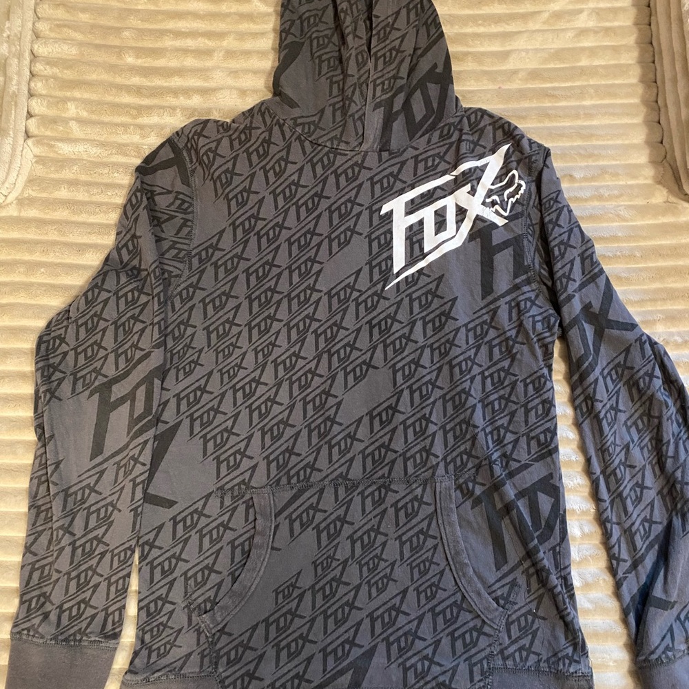 Y2K Women’s Fox Racing Gray Hoodie